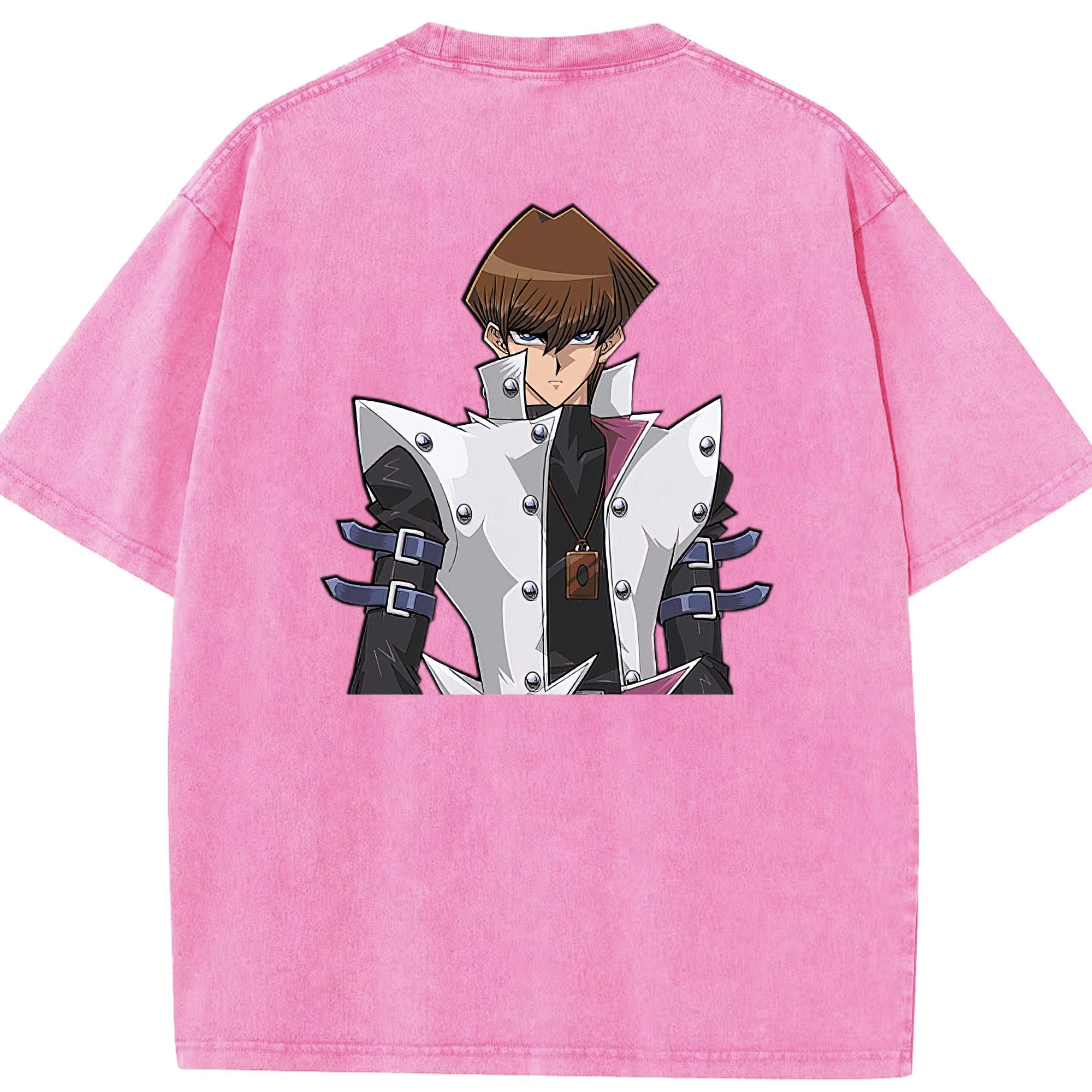 （画像用） 遊☆戯☆王 Yu-Gi-Oh! 綿100% ヴィンテージ風 半袖Tシャツ（背面プリント）